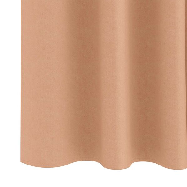 vidaXL Curtains with Curtains 2 pcs Light brown 225 x 140 cm Polyester