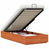 vidaXL Ottoman Bed Frame with Storage Wax Brown 80 x 200 cm