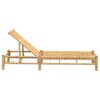 vidaXL Sun Lounger 55x199x30 cm Bamboo