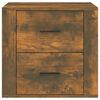 vidaXL Bedside Cabinet Smoked Oak 50x39x47 cm