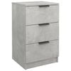 vidaXL Bedside Cabinet Concrete Grey 40x36x65 cm