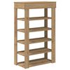 vidaXL Shoe Rack Artisan Oak 60x30x98 cm Engineered Wood