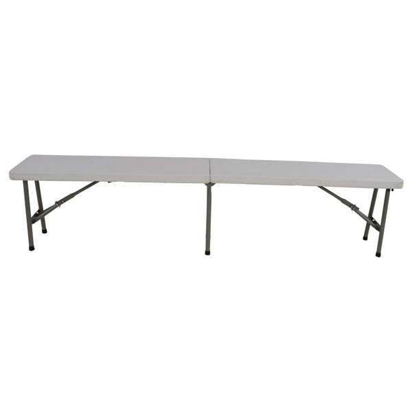 Lesli Living Folding Bench 183x30x43 cm White