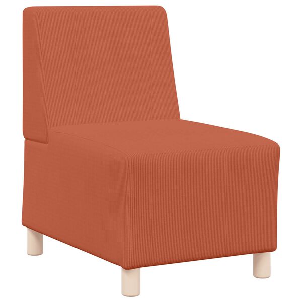 vidaXL Modular Sofa Unit Armless Orange 55 x 74 x 82 cm