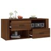 vidaXL TV Cabinet Brown Oak 100x35x40 cm Engineered Wood