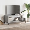 vidaXL TV Cabinet Grey Sonoma 102x40x41 cm Engineered Wood and Powder-coated Steel