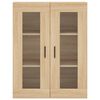 vidaXL Wall Mounted Cabinet Sonoma Oak 69.5x34x90 cm