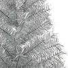 vidaXL Artificial Pre-lit Christmas Tree Silver 150 cm PET