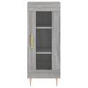 vidaXL Highboard Grey Sonoma 34.5x34x180 cm Engineered Wood