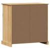 vidaXL Sideboard with Drawers VIGO 78x40x75 cm Solid Wood Pine