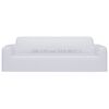 vidaXL 3-Seater Stretch Couch Slipcover White Polyester Jersey