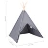 vidaXL Children Teepee Tent with Bag Peach Skin Grey 120x120x150 cm