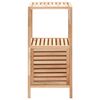 vidaXL Bathroom Storage Cabinet Solid Walnut Wood 39.5x35.5x86 cm