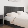 vidaXL Wall Headboard Grey 140x3x60 cm Solid Wood Pine