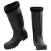 vidaXL Rian Boots with Removable Socks Black Size 41 PVC