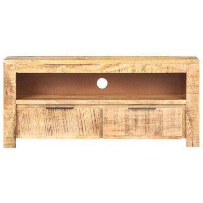 vidaXL TV Cabinet 90x30x40 cm Solid Rough Mango Wood