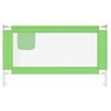 vidaXL Toddler Safety Bed Rail Green 140x25 cm Fabric
