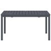 vidaXL Extension Table 2 pcs Anthracite 210 x 90 x 73 cm Steel