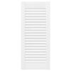 vidaXL Cabinet Doors Louvred Design 4 pcs White 69x29.5 cm