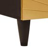 vidaXL Bedside Table with Drawer Black and Gold 50 x 33 x 60 cm