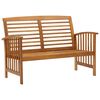 vidaXL Garden Bench 119 cm Solid Acacia Wood