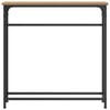 vidaXL Console Table Artisan Oak 75 x 19.5 x 75 cm Engineered Wood