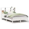 vidaXL Bookcase Bed without Mattress White 120x200 cm Solid Wood Pine