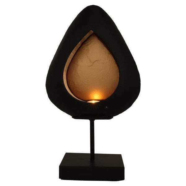 Lesli Living Drop Candle Holder Egg on Stand 39.6x13x59.5 cm