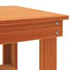 vidaXL Work Bench Wax Brown 78.5 x 50 x 80 cm Solid Pine Wood