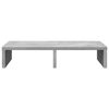 vidaXL Monitor Stand Concrete Grey 50x27x10 cm Engineered Wood