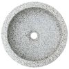 vidaXL Countertop Basin Grey Round &Phi;41x14 cm Ceramic