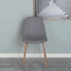 Venture Home Dining Chairs 2 pcs Polar Polyester Grey and Natural