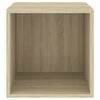 vidaXL Wall Cabinets 4 pcs Sonoma Oak 37x37x37 cm Engineered Wood