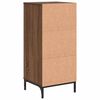 vidaXL Bathroom Cabinet with Drawer Brown Oak 39.5 x 36 x 88 cm