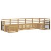 vidaXL Outdoor Sofa Set 7 pcs White