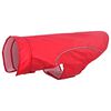 vidaXL Dog Raincoat with Reflective Strips Polyester Red 2XL