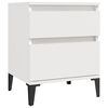 vidaXL Bedside Cabinets 2 pcs White 40x35x50 cm