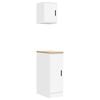 vidaXL Garage Cabinets 2 pcs White Engineered Wood