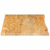 vidaXL Table Top Live Edge 90x60x3.8 cm Solid Wood Mango