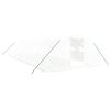 vidaXL Greenhouse with Steel Frame White 48 m&sup2; 12x4x2 m