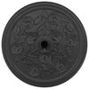 vidaXL Parasol Base Black Ø38-48 mm PE and concrete and iron