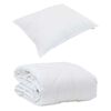 vidaXL Summer Duvet with Pillow 2 pcs White Microfiber