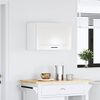 vidaXL Kitchen Wall Cabinet Porto High Gloss White Engineered Wood