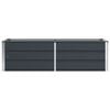 vidaXL Planter Anthracite 160 x 80 x 45 cm Steel