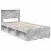 vidaXL Bed Frame Concerte Grey 100 x 200 cm Engineered wood