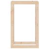 vidaXL Firewood Rack 60x25x100 cm Solid Wood Pine