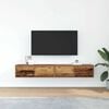 vidaXL TV Cabinets 2 pcs Old Wood 80x31x25.5 cm Engineered Wood