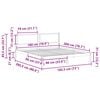 vidaXL Bed Frame with Headboard Black 180 x 200 cm Solid Pine Wood
