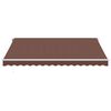 vidaXL Automatic Retractable Awning Brown 400x300 cm
