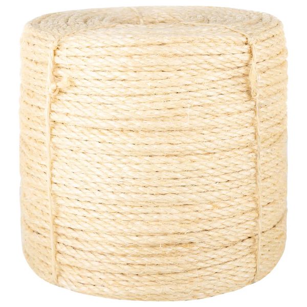 vidaXL Rope 100% Sisal 6 mm 25 m